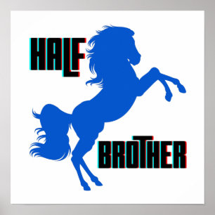 Halvbroderhäftning Poster