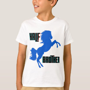 Halvbroderhäftning T Shirt