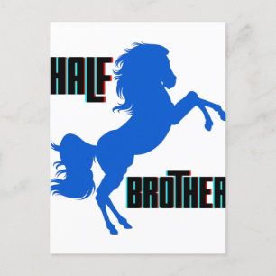 Halvbroderhäftning Vykort