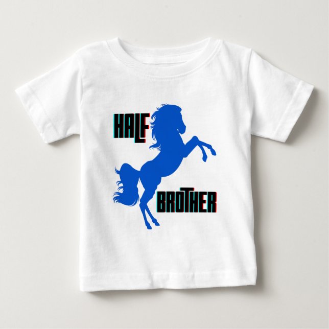 Halvbror hästuppfödning t shirt (Framsida)