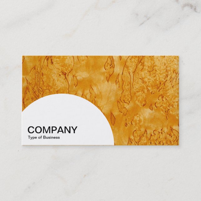 Halvcirkelpanel - Wood 03 Visitkort (Framsida)