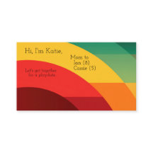 Halvcirklar i levande färg