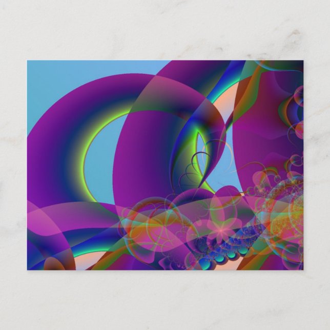 Halvcirkulärt vykort (Framsida)