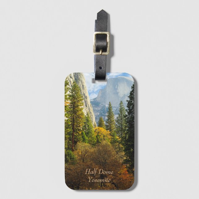 Halvdagg i Fall (i Yosemite National Park) Bagagebricka (Framsida vertikal)
