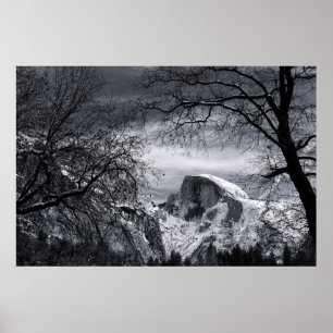 Halvdaglig i vinter   Yosemite Valley Poster