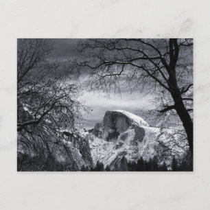 Halvdaglig i vinter Yosemite Valley Vykort