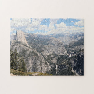 Halvdaglig, Nevada Fall & Vernal Fall i Yosemite Pussel