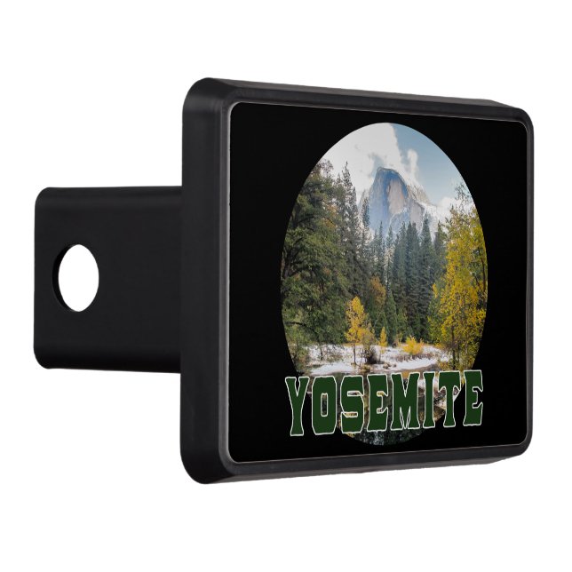 Halvdaglig på hösten, med texten "Yosemite" Dragkroksskydd (Höger)