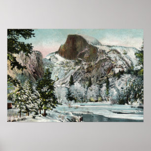 Halvdaglig, Yosemite i vinter Poster