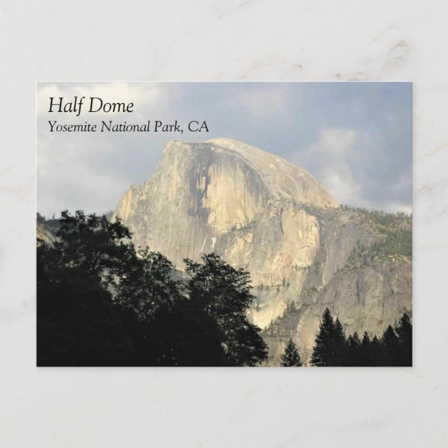 Halvdaglig Yosemite National Park, CA Postcard Vykort (Framsida)