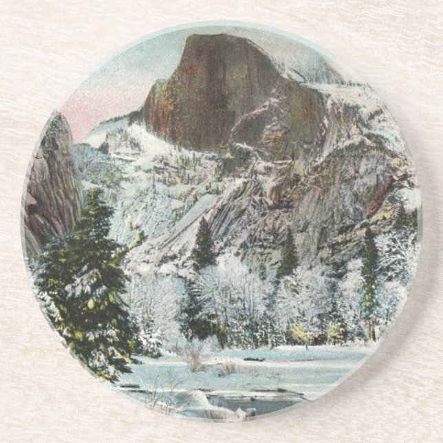 Halvdaglig Yosemite-Vintage Underlägg Sandsten (Framsidan)