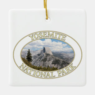Halvdagsmat i Yosemite National Park i Kalifornien Julgransprydnad Keramik