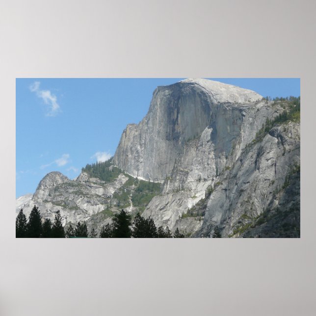 Halvdam från sidan i Yosemite nationalpark Poster (Framsidan)