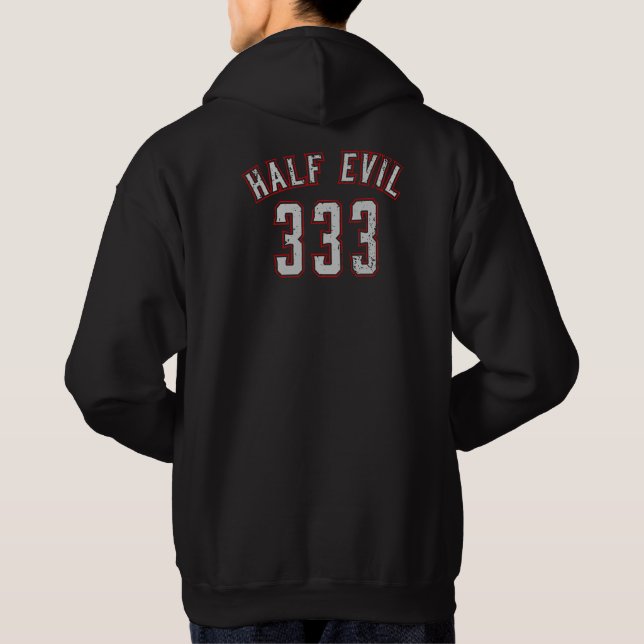 Halvdjävul 333 hoodie (Baksida)