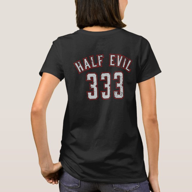 Halvdjävul 333 t shirt (Baksida)