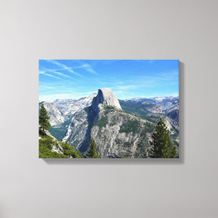 Halvdom från Glacier Point, Yosemite, CA Canvastryck