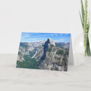 Halvdom från Glacier Point, Yosemite, CA Kort