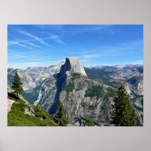 Halvdom från Glacier Point, Yosemite, CA Poster