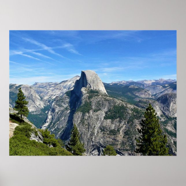 Halvdom från Glacier Point, Yosemite, CA Poster (Framsidan)