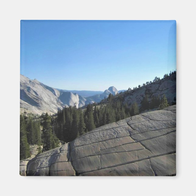 Halvdomän från Olmstead Point, Yosemite, CA Magnet (Framsidan)