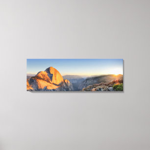 Halvdomssunset från Mt Watkins - Yosemite Canvastryck