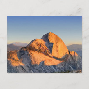 Halvdomssunset från Mt Watkins - Yosemite Vykort