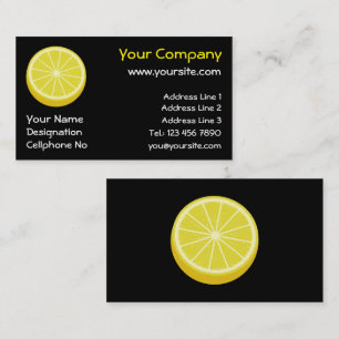 Halve Lemon Visitkort