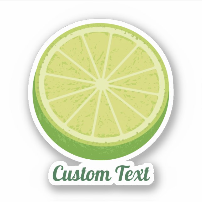 Halve Lime Klistermärken (Framsida)