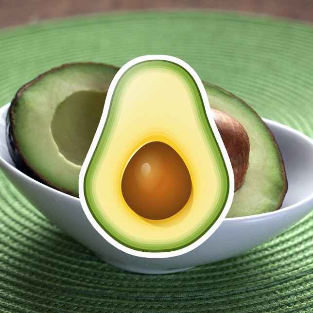 Halved Avocado Klistermärken (Skapare uppladdad)