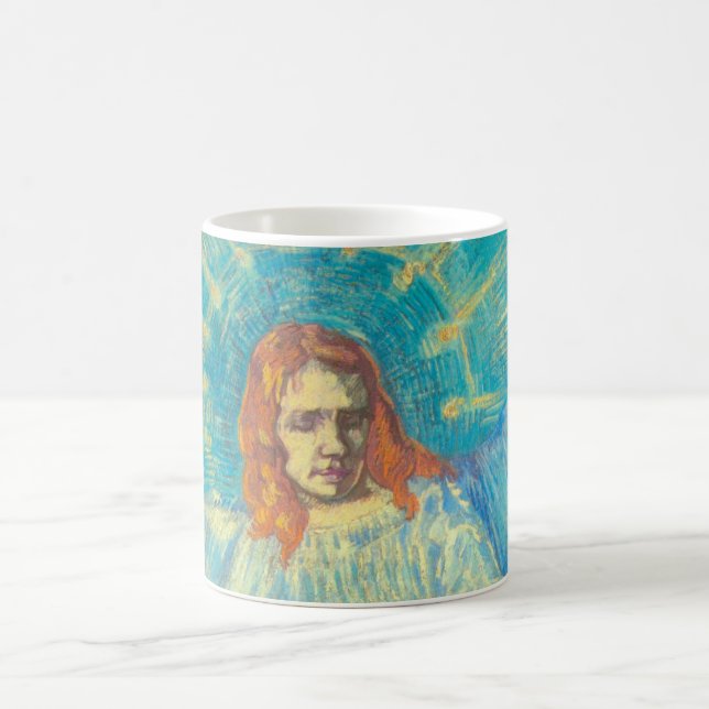 Halvfigur av en ängel av Vincent van Gogh Kaffemugg (Center)