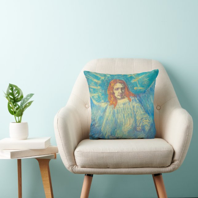 Halvfigur av en ängel av Vincent van Gogh Kudde (Stol)