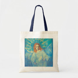 Halvfigur av en ängel av Vincent van Gogh Tygkasse