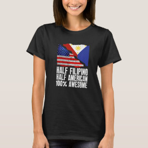 Halvfilippino, halv amerikansk Pinoy Filippinerna, T Shirt