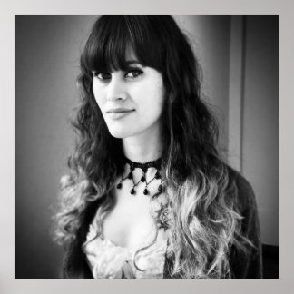 Halvgel66 Svartvitt Poster