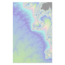 Halvgenomskinlig Abstrakt blå Kusten-rektal