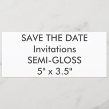 HALVGLANS 110g 23,5 x 10,2 cm Bröllopsinbjudningar