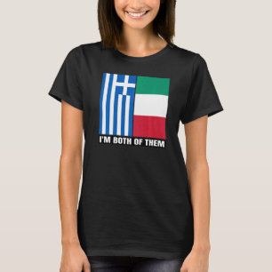 Halvgrekiska halvitalienska arvslivet Italia DNA g T Shirt