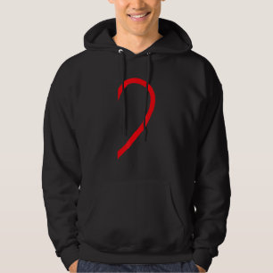 Halvhjärtat högerhands kärlekspar Tröja Pare Hoodie