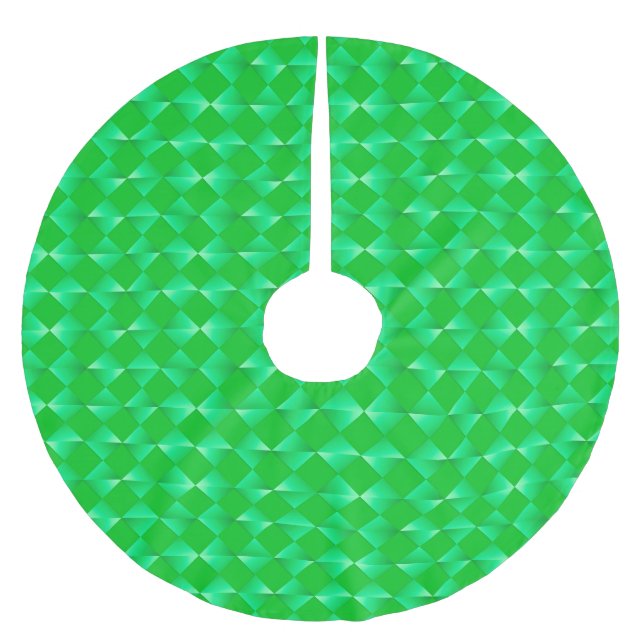 Halvhundraåriga platinameterdiamanter - smaragdgrö julgransmatta borstad polyester (Framsidan)