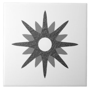 Halvhundradels enkel Silver-brännpunkt   Stor Kakelplatta