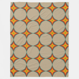 Halvhundradets starst mönster fleecefilt