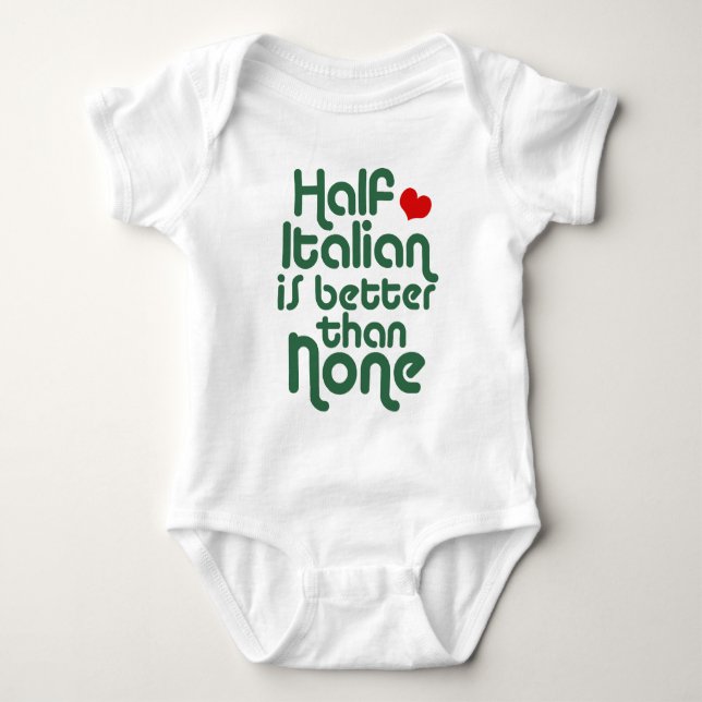 Halvitalienska T-shirt (Framsida)
