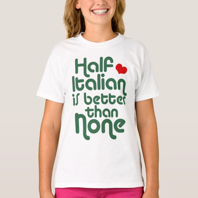 Halvitalienska T Shirt (Framsida)
