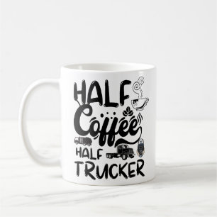 Halvkaffefrukt, halvdrivrutin, fet kaffefårdsvagn kaffemugg