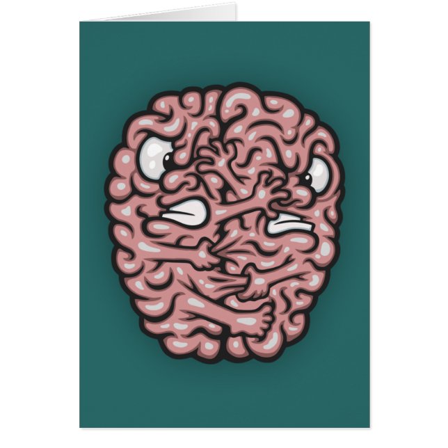 Halvklot Hälsningskort (Framsidan)