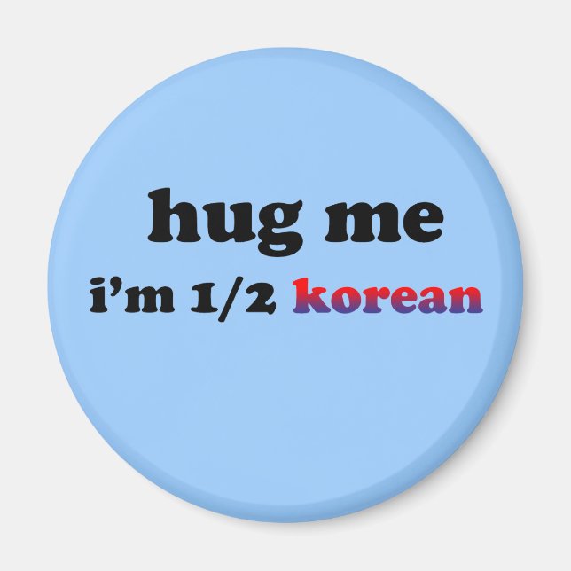 Halvkoreanska Magnet (Framsidan)