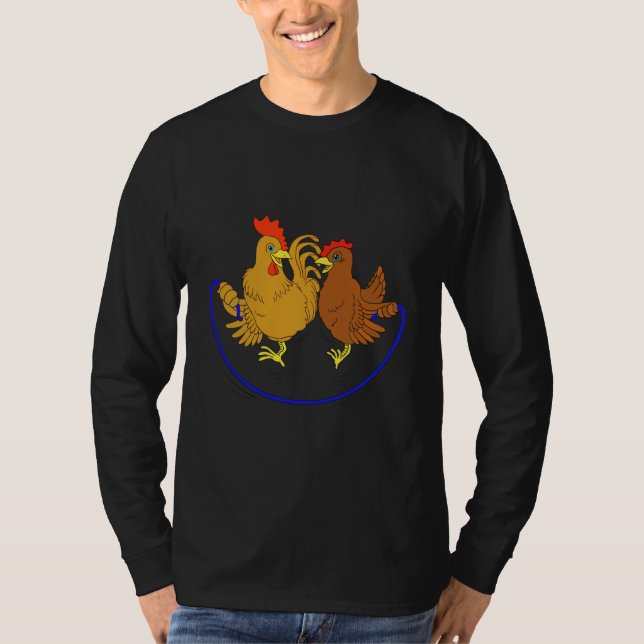 Halvkycklinghopprep T Shirt (Framsida)