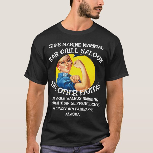 HALVLEDENS VÄRDSHUS I FAIRBANKS ALASKA T SHIRT (Framsida)