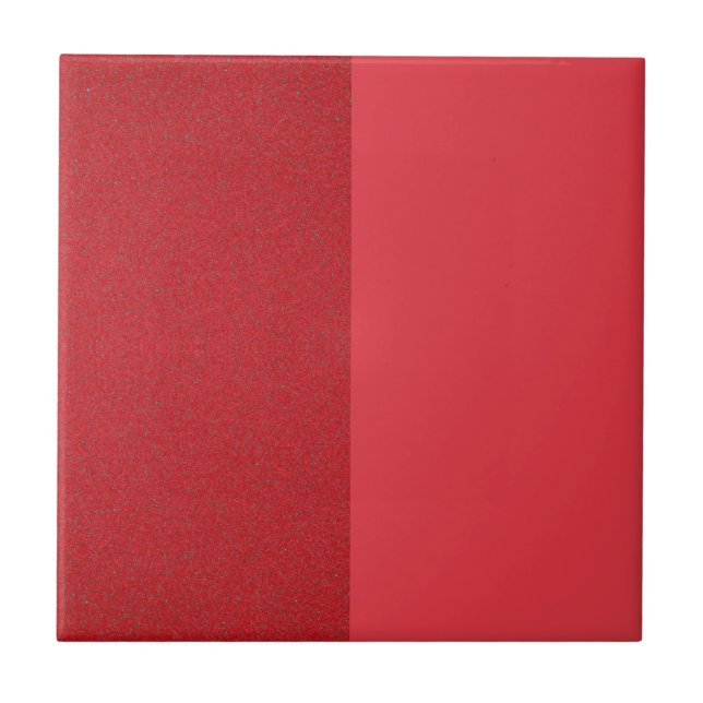 Halvljusets halvutjämnade Tomato Red Ceramic Tile Kakelplatta (Framsidan)