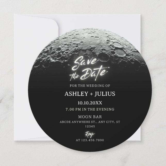 Halvmåne gradient spara datumet (Framsida)